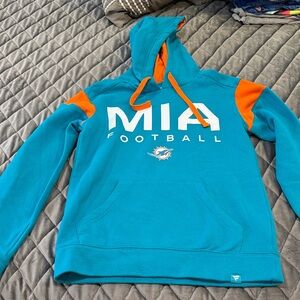 Mens S Fanatics MIAMI DOLPHINS MIA Football Hoodie. Great Sweatshirt!!